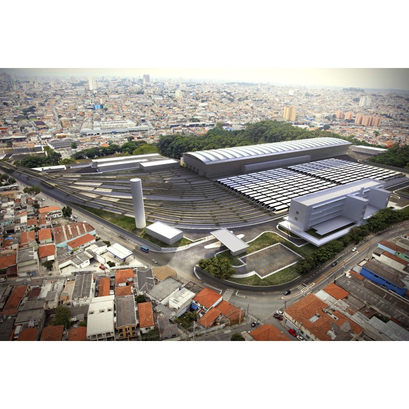 PÁTIO ORATÓRIO – ÁREA DE OFICINAS E MANUTENÇÃO DO MONOCARRIL – ESTRUTURAS DIVERSAS
