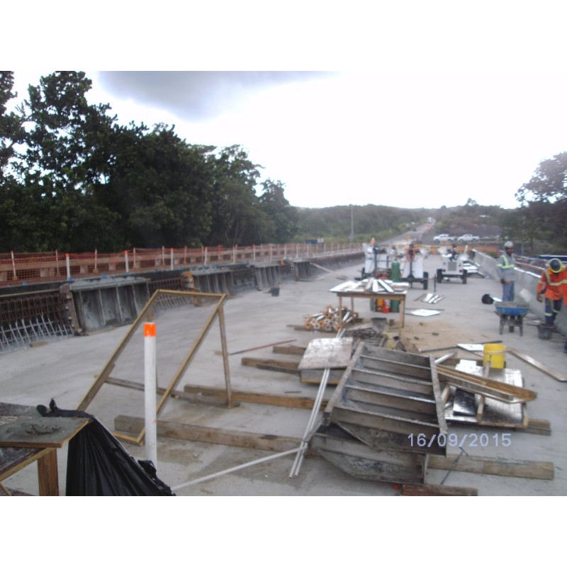NEW BRIDGE OVER SANTA CLARA RIVER